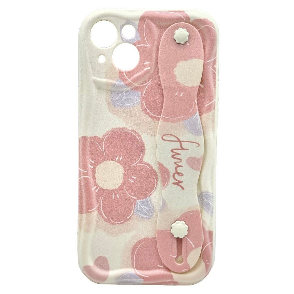 iPhone 15 Cute Aesthetic Case with Wristband
